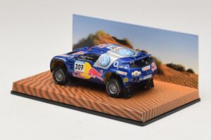 Volkswagen Race Touareg Red Bull #307 Jälleenmyyjän Erikoismalli 2005 Minichamps 1:43 7LO099400PD307 Metalli — kuva 3 / 5
