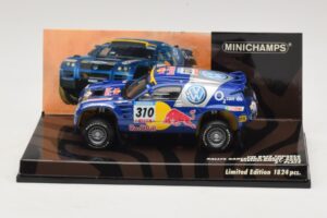 Volkswagen Race Touareg Red Bull #310 J. Kleinschmidt / F. Pons Dakar Rally 2005 Minichamps 1:43 436055310 Metalli