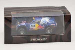 Volkswagen Race Touareg Red Bull #310 J. Kleinschmidt / F. Pons Dakar Rally 2005 Minichamps 1:43 436055310 Metalli — kuva 5 / 5