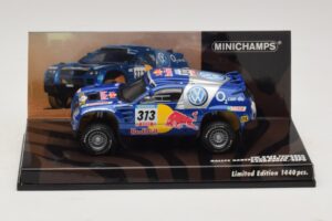 Volkswagen Race Touareg Red Bull #313 J. Kankkunen / J. Repo Dakar Rally 2005 Minichamps 1:43 436055313 Metalli