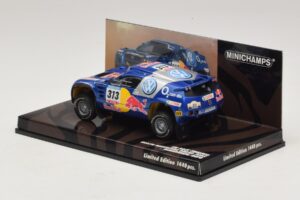 Volkswagen Race Touareg Red Bull #313 J. Kankkunen / J. Repo Dakar Rally 2005 Minichamps 1:43 436055313 Metalli — kuva 3 / 5