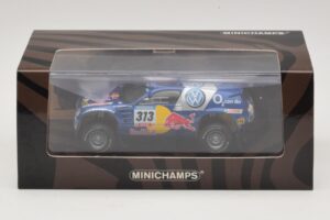 Volkswagen Race Touareg Red Bull #313 J. Kankkunen / J. Repo Dakar Rally 2005 Minichamps 1:43 436055313 Metalli — kuva 5 / 5