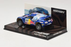 Volkswagen Race Touareg Red Bull #317 Gordon / von Zitzewitz Dakar Rally 2005 Minichamps 1:43 436055317 Metalli — kuva 3 / 5
