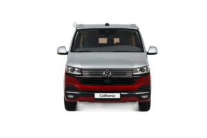 Volkswagen T6.1 California Ocean Tornado Red / Reflex Silver Otto 1:18 OT1342 Hartsi — kuva 4 / 5