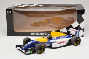 Williams Renault FW15C #0 D. Hill 1993 Minichamps 1:18 180930000 Metalli — kuva 6 / 7