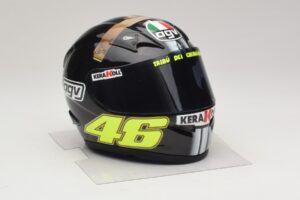 AGV Kypärä V. Rossi MotoGP Jerez Test 2007 Minichamps 1:2 327070046 Metalli — kuva 5 / 7