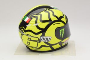 AGV Kypärä V. Rossi MotoGP Valencia Test 2009 Minichamps 1:2 327100066 Metalli — kuva 4 / 7