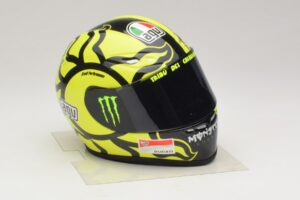 AGV Kypärä V. Rossi MotoGP Valencia Test 2009 Minichamps 1:2 327100066 Metalli — kuva 5 / 7