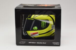 AGV Kypärä V. Rossi MotoGP Valencia Test 2009 Minichamps 1:2 327100066 Metalli — kuva 7 / 7