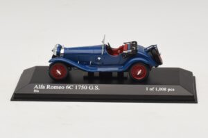 Alfa Romeo 6C 1750 G.S. Sininen Minichamps 1:43 400120431 Metalli