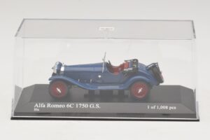 Alfa Romeo 6C 1750 G.S. Sininen Minichamps 1:43 400120431 Metalli — kuva 4 / 5