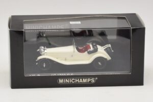 Alfa Romeo 6C 1750 G.S. Valkoinen Minichamps 1:43 400120430 Metalli — kuva 5 / 5