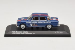 Alfa Romeo Giulia Europa-Testfahrt Sizilien-Hammerfest Minichamps 1:43 400120905 Metalli