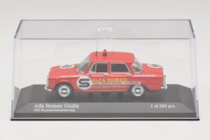 Alfa Romeo Giulia ONS Rennstreckensicherung 1973 Minichamps 1:43 400120994 Metalli — kuva 4 / 5