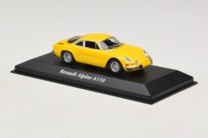 Alpine A110 Keltainen Maxichamps 1:43 940113601 Metalli — kuva 3 / 5