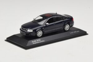 Audi RS6 C5 Sininen Metallic Minichamps 1:43 400011702 Metalli — kuva 2 / 5