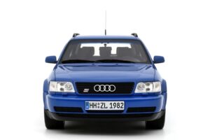 Audi S6 Plus C4 Avant Nogaro Blue Pearl Otto 1:18 OT1234 Hartsi — kuva 4 / 5