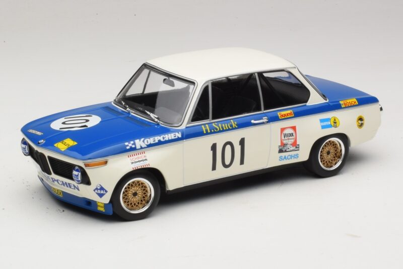 BMW 2002 #101 Koepchen H-J. Stuck Internationales ADAC 500km Eifelpokalrennen 1971 Minichamps 1:18 155702701 Metalli