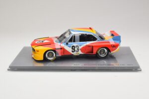 BMW 3.0 CSL Art Car Alexander Calder #51 H. Poulain / S. Posey / J. Guichet 24 Hours of Le Mans 1975 Minichamps 1:18 80430150 — kuva 3 / 7