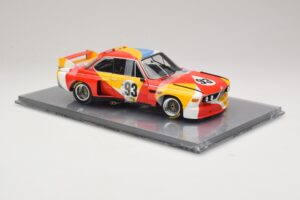 BMW 3.0 CSL Art Car Alexander Calder #51 H. Poulain / S. Posey / J. Guichet 24 Hours of Le Mans 1975 Minichamps 1:18 80430150 — kuva 4 / 7