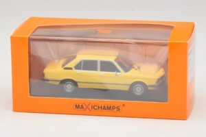 BMW 520 E12 Keltainen Maxichamps 1:43 940023001 Metalli — kuva 5 / 5