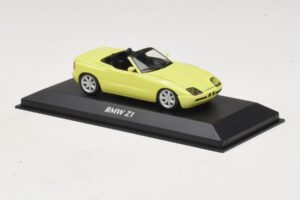 BMW Z1 E30 Keltainen Maxichamps 1:43 940020100 Metalli — kuva 3 / 5