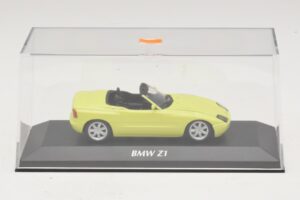 BMW Z1 E30 Keltainen Maxichamps 1:43 940020100 Metalli — kuva 4 / 5