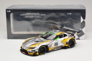 BMW Z4 GT3 #46 M. Palttala / L. Luhr 24 Hours of Spa Winner 2015 Minichamps 1:18 151152346 Metalli — kuva 6 / 6