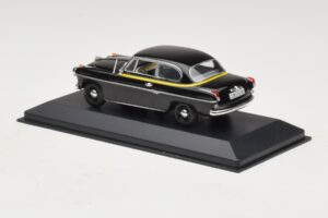 Borgward Isabella Taksi Musta Minichamps 1:43 400096095 Metalli — kuva 3 / 5