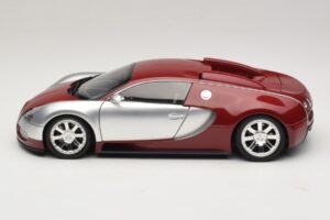 Bugatti Veyron Centenaire Edition Chrome Red Minichamps 1:18 100110851 Metalli — kuva 4 / 8