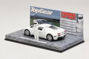 Bugatti Veyron Valkoinen Top Gear Painos Minichamps 1:43 519431100 Metalli — kuva 3 / 5