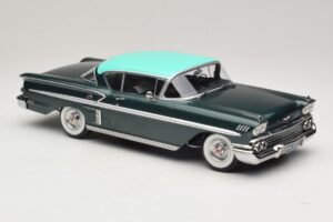 Chevrolet Bel Air Impala Coupe Tummanvihreä Metallinen & Vihreä KK-Scale 1:18 KKDC181594 Metalli — kuva 4 / 6