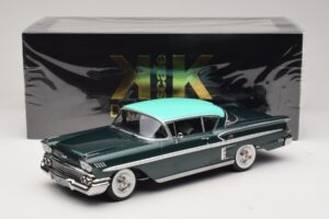 Chevrolet Bel Air Impala Coupe Tummanvihreä Metallinen & Vihreä KK-Scale 1:18 KKDC181594 Metalli — kuva 6 / 6