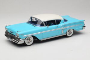 Chevrolet Bel Air Impala Coupe Turkoosi & Kermanvärinen KK-Scale 1:18 Chevrolet Bel Air Impala Coupe Turkoosi & Kermanvärinen KK-Scale 1:18 KKDC181593 Metalli