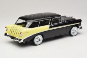 Chevrolet Bel Air Nomad Custom Musta & Vaaleankeltainen KK-Scale 1:18 KKDC181293 Metalli — kuva 2 / 6