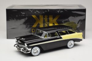 Chevrolet Bel Air Nomad Custom Musta & Vaaleankeltainen KK-Scale 1:18 KKDC181293 Metalli — kuva 6 / 6