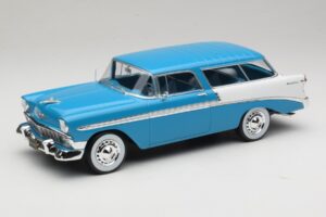 Chevrolet Bel Air Nomad Turkoosi & Valkoinen KK-Scale 1:18 Chevrolet Bel Air Nomad Turkoosi & Valkoinen KK-Scale 1:18 KKDC181292 Metalli