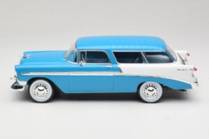 Chevrolet Bel Air Nomad Turkoosi & Valkoinen KK-Scale 1:18 KKDC181292 Metalli — kuva 3 / 6