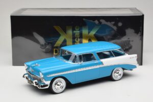 Chevrolet Bel Air Nomad Turkoosi & Valkoinen KK-Scale 1:18 KKDC181292 Metalli — kuva 6 / 6