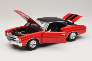 Chevrolet Chevelle SS454 Punainen Maisto 1:18 31890-P1 Metalli — kuva 2 / 8