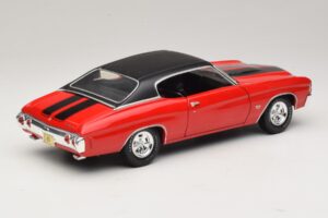 Chevrolet Chevelle SS454 Punainen Maisto 1:18 31890-P1 Metalli — kuva 3 / 8