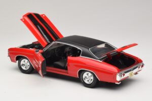 Chevrolet Chevelle SS454 Punainen Maisto 1:18 31890-P1 Metalli — kuva 5 / 8