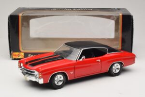 Chevrolet Chevelle SS454 Punainen Maisto 1:18 31890-P1 Metalli — kuva 8 / 8
