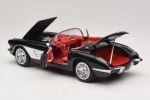 Chevrolet Corvette C1 Tuxedo Black AUTOart 1:18 71142 Metalli — kuva 5 / 8