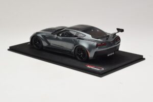 Chevrolet Corvette C7 ZR-1 Shadow Grey Metallic TopSpeed 1:18 TS0148 Hartsi — kuva 5 / 6
