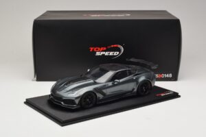 Chevrolet Corvette C7 ZR-1 Shadow Grey Metallic TopSpeed 1:18 TS0148 Hartsi — kuva 6 / 6