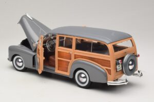 Chevrolet Fleetmaster Woody Harmaa Maisto 1:18 31854 Metalli — kuva 5 / 8