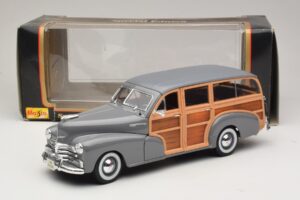 Chevrolet Fleetmaster Woody Harmaa Maisto 1:18 31854 Metalli — kuva 8 / 8