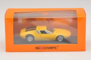 De Tomaso Mangusta Keltainen Maxichamps 1:43 940127120 Metalli — kuva 5 / 5