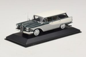 Edsel Bermuda Farmariauto Tummanvihreä Valkoinen Minichamps 1:43 400082013 Metalli — kuva 2 / 5